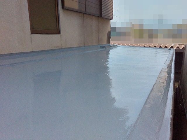 甲府市　ウレタン防水工事